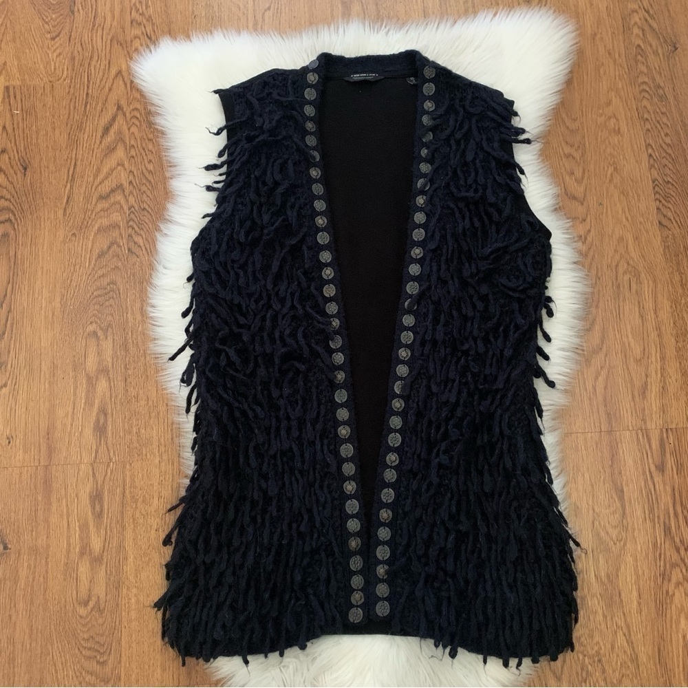 Scotch & Soda Blue Fridge Vest 2. Sleeveless Bohemian, boho, hippie Dark blue